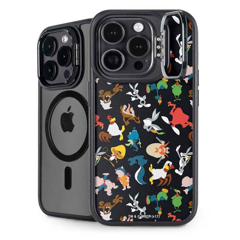 Looney Tunes Identity Pattern iPhone 15 Pro Kickstand Case
